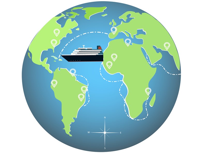7-day Cruise to Bermuda & Maine from Boston, Massachusetts on Norwegian Gem Itinerary Map