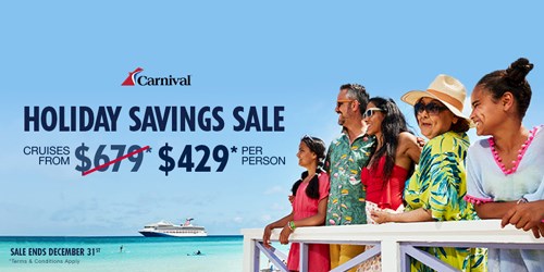 Carnival December deals