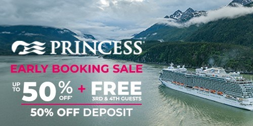 Princess 50% off end 12/3